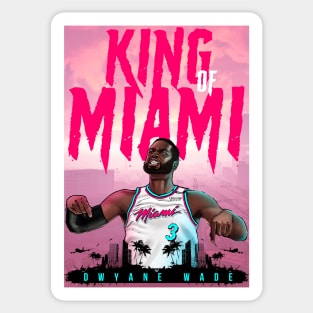 King of Miami Sticker